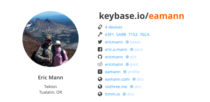 Eric Mann's Keybase Profile